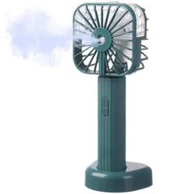 تصویر پنکه دستی مه پاش شارژي مدل spray fan 