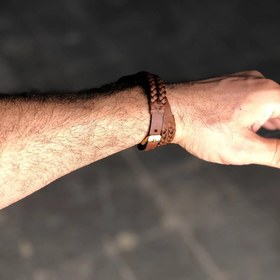 تصویر دستبند چرمی کد ۱۲ Bracelet code 12