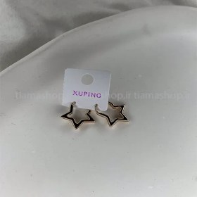 تصویر گوشواره ژوپینگ طرح ستاره 