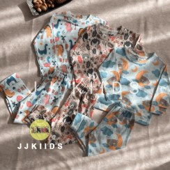 تصویر لباس راحتی کودک طرح حیوانات 