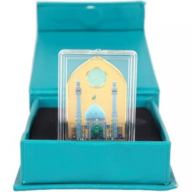 تصویر نشان یاد بود نفیس طرح مسجد مقدس جمکران 