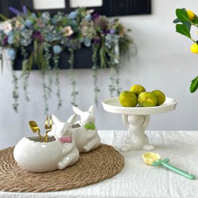 تصویر ظروف سرامیکی خرگوش 