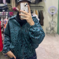 تصویر بامبر جکت سوییت - سبز پلنگی بامبر جکت سوییت