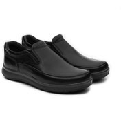 تصویر کفش چرم مردانه یحیی مدل 1499 بدون بند 