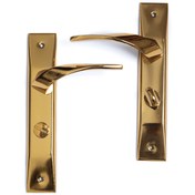 تصویر دستگیره درب پلاک کد ۲۱ کارو کلیدی طلایی 