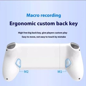 تصویر دسته بازی ممو S3 بی سیم با جوی‌استیک Hall 