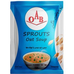 تصویر سوپ جو دو سر جوانه ها 52 گرم OAB OAB oat soup with sprouts 52g