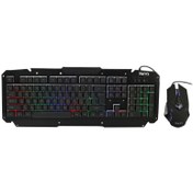 تصویر ست کیبورد و ماوس گیمینگ تسکو مدل TKM8133 