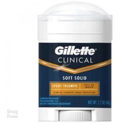 تصویر استیک ضد تعریق مردانه ژیلت (Gillete) سری Clinical مدل Sport Triumph وزن 45 گرم ضد تعریق و خوشبو کننده ژیلت