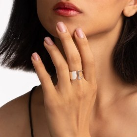 تصویر انگشتر نقره پر 