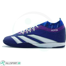 تصویر کفش فوتسال آدیداس پردیتور Adidas Predator Purple White 