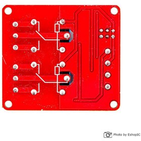 تصویر ماژول رله 12 ولت دوکاناله 