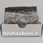 تصویر قزن لباس سایز 3 - نقره ای بسته 600عددی 