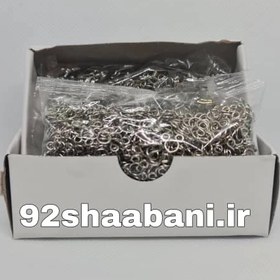 تصویر قزن لباس سایز 3 - نقره ای بسته 600عددی 