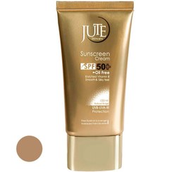 تصویر کرم ضدآفتاب رنگی ژوت، SPF50، مدل Cosmetics، مناسب پوست‌ چرب تنالیته رنگ متوسط و حجم 40 میلی‌لیتر، فاقد چربی، محافظت کننده در برابر اشعه UVA،IRو UVB، ضد آب، تنظیم کننده ترشح چربی پوست، با ماندگاری 2 ساعته 