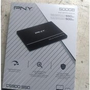 تصویر هارد ssd 500 PNY اکبند با گارانتی اواژنگ 