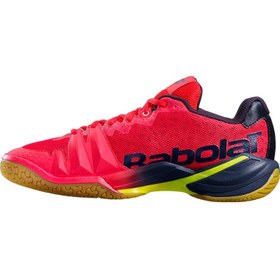 تصویر کفش بدمینتون بابولات Babolat Shadow Tour Men Red and yellow 