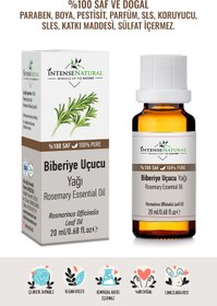 تصویر اسانس رزماری 20 میلی لیتر 100% خالص و طبیعی برند İntense Natural 