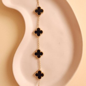 تصویر دستبند ونکلیف مشکی 