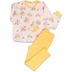 تصویر ست بلوز و شلوار دخترانه مدل رنگین کمان کد 200943 