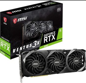 تصویر کارت گرافیک کارکرده ام اس آی مدل RTX 3080 MSi Ventus 3X 10GB 