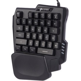 تصویر کیبورد مخصوص بازی الون مدل GK-104 ا Eleven GK-104 Wired Gaming Keyboard Eleven GK-104 Wired Gaming Keyboard