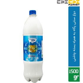 تصویر دوغ سنتی پگاه به همراه بسته چاشنی 