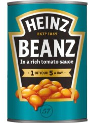 تصویر کنسرو لوبیا با سس گوجه فرنگی هاینز Heinz Baked Beans In Tomato Sauce 