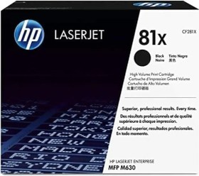تصویر کارتریج لیزری مشکی اچ پی HP 81X 