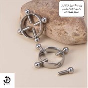 تصویر پیرسینگ استیل نیپل فیک پرطرفدار 