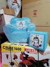 تصویر مبل و صندلی کودک رنگی 