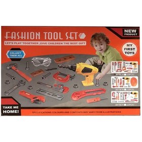 تصویر ست ابزار کودک مدل Fashion tool set 