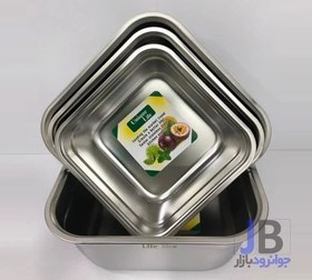 تصویر سرویس آبکش و لگن ۸ پارچه یونیک 