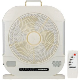 تصویر پنکه شارژی کنترل دار جیپاس مدل 21190 Geepas 12" Rechargeable Fan with Remote Control- GF21190