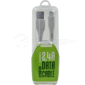 تصویر کابل شارژ باوین مدل Cb210 تایپ سی Bavin charging cable model Cb210 type C