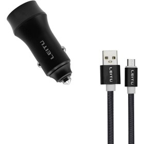 تصویر شارژر فندکی 20 وات لیتو مدل LC-C15 به همراه کابل تبدیل Micro USB 