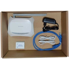 تصویر مودم کارکرده تی پی لینک مدل TP-LINK TD-W8151N با لوازم کامل ورژن 5 