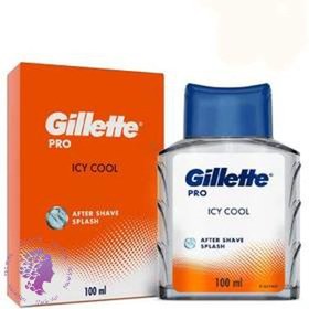 تصویر افترشیو ژیلت مدل آیس کول Gillette after shave pro ice cool حجم 100 میل فرانسوی 