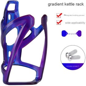 تصویر نگهدارنده بطری آب دوچرخه با گرادیان زنده برند nibeminent Vibrant Gradient Bike Water Bottle Holder - The Perfect Riding Companion