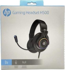 تصویر هدفون گیمینگ اچ پی Gaming HeadSet H500 