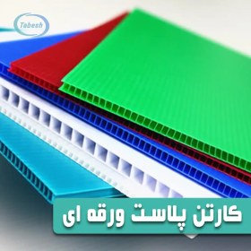 تصویر کارتن پلاست ورقه ای 