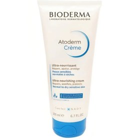 تصویر کرم مرطوب کننده و آبرسان پوست بایودرما bioderma laboratoire dermatologique atoderm cream 