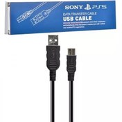 تصویر کابل شارژ دسته بازی PS5 تایپ سی Type-C سونی طول 1.8 متر 