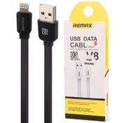 تصویر کابل آیفونی فست شارژ Remax V8-03 1m 