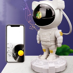 تصویر چراغ خواب پروژکتور کهکشانی با پروژکتور Galaxy projector night light