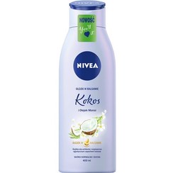 تصویر لوسیون بدن نیوا NIVEA عصاره نارگیل Kokos ظرفیت 400 میلی لیتر 