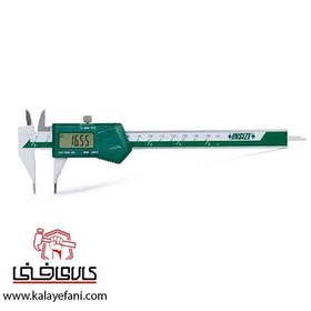 تصویر کولیس دیجیتال فک باریک 15 سانتی متر اینسایز مدل 150-1169 INSIZE 1169-150 digital small point caliper