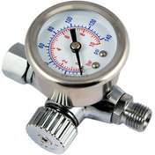 تصویر شیر تنظیم باد پیستوله ایتالکو مدل FR-5 با گیج عقربه ای 