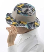 تصویر کلاه ساحلی زنانه تارتن مدل 