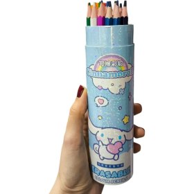 تصویر مداد رنگی ۲۴ رنگ برند سانریو 